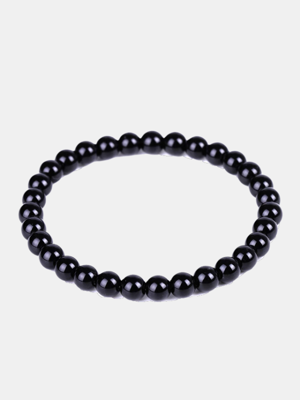 Obsidian Bead Bracelet