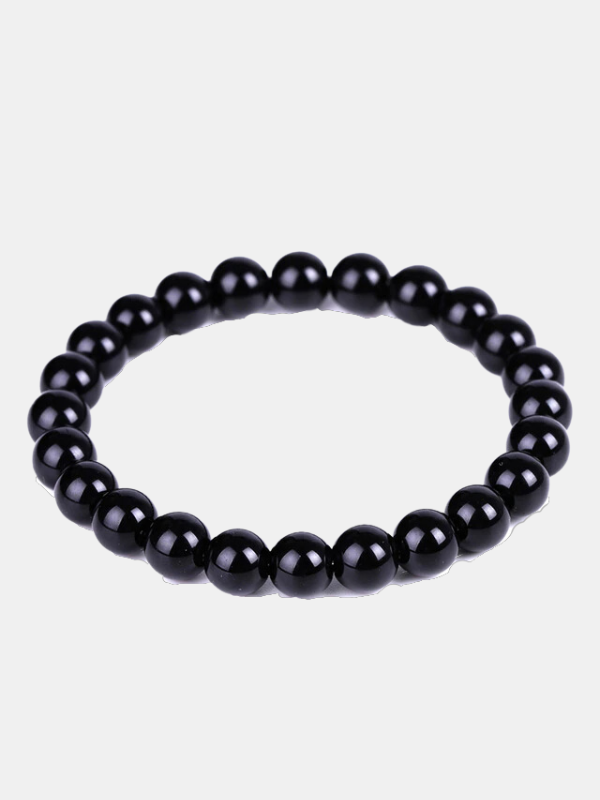 Obsidian Bead Bracelet