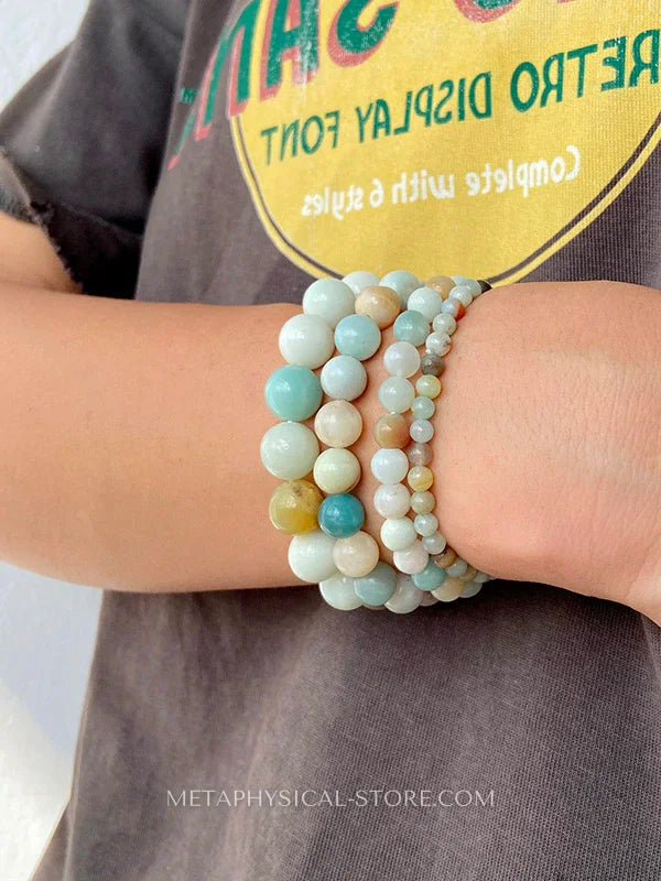 Amazonite Bead Bracelet