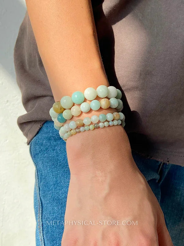 Amazonite Bead Bracelet