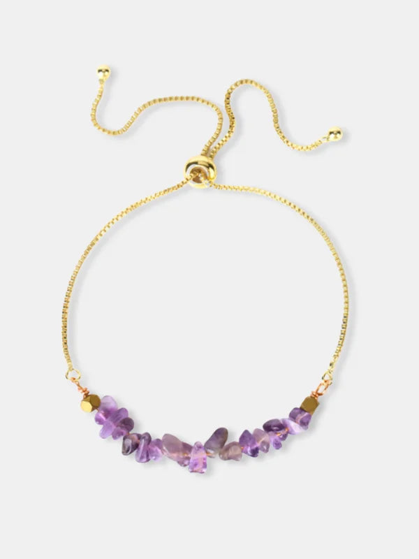 Amethyst Bracelet Gold