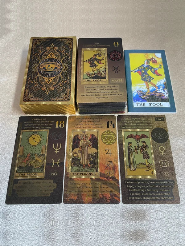 Gold Foil Tarot Deck