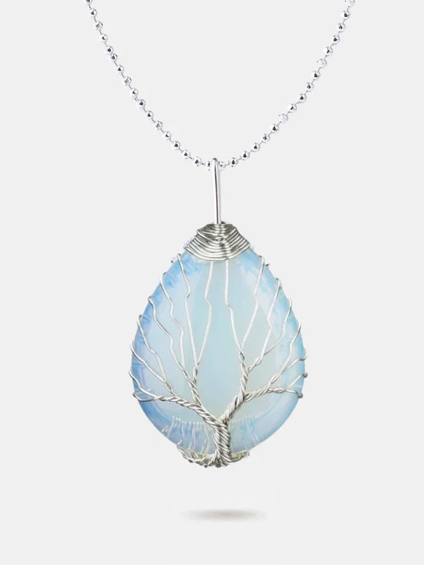 Opalite Tree of life necklace