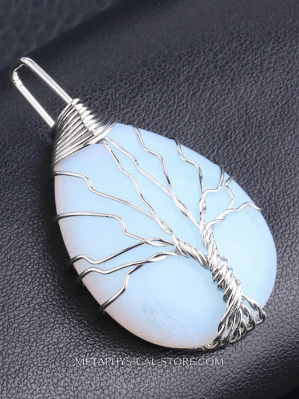 Opalite Tree of life necklace