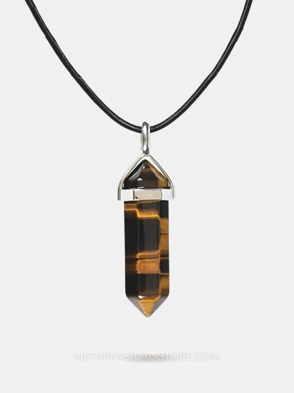 Pendulum Necklace - Tiger eye