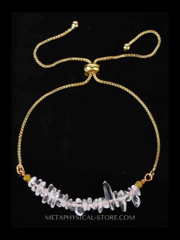 Rock Crystal Gold Bracelet