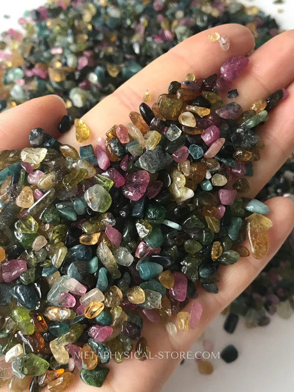 Tumbled Rainbow Tourmaline - Tourmaline