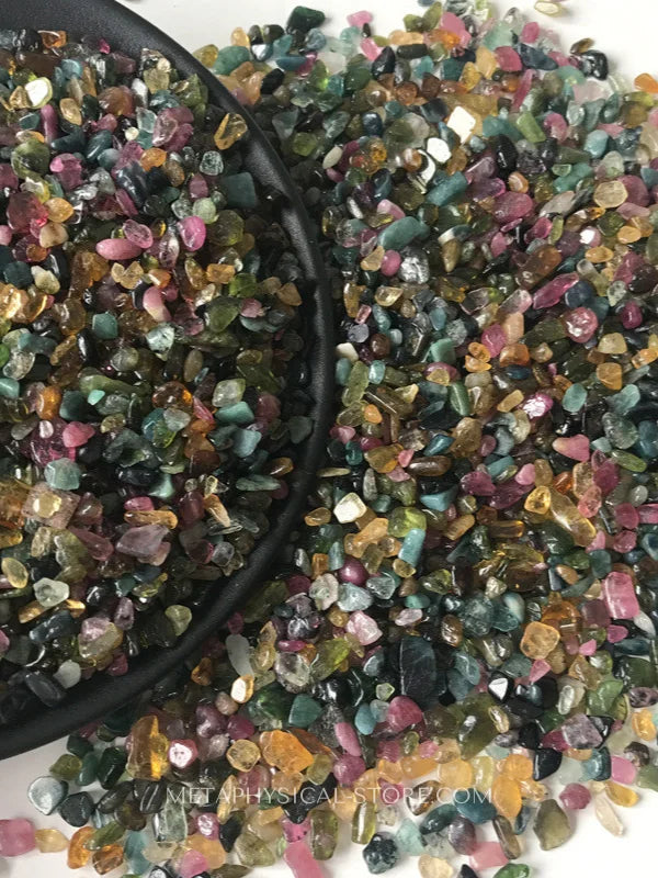 Tumbled Rainbow Tourmaline - Tourmaline