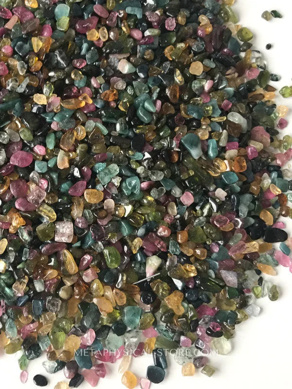 Tumbled Rainbow Tourmaline - Tourmaline