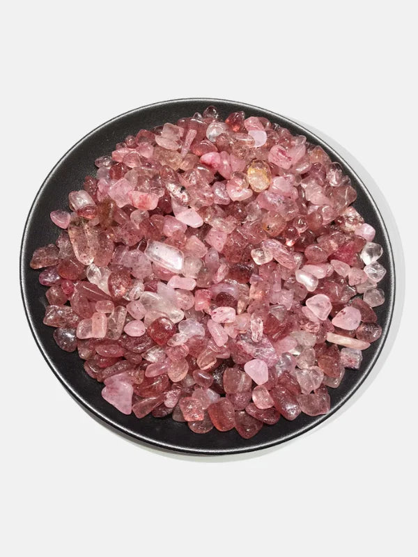 Tumbled Strawberry Quartz - Strawberry Quartz