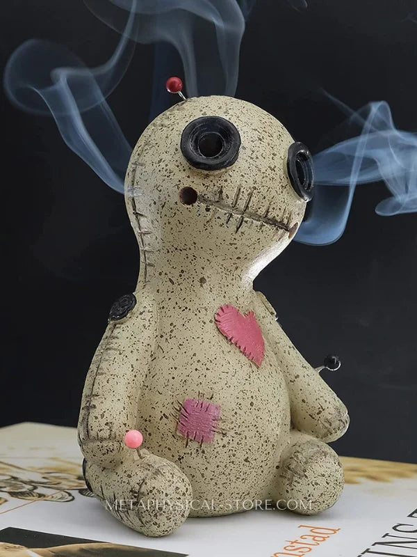 Voodoo doll incense holder