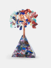 7 Chakra Crystal Tree of Life Orgone Pyramid