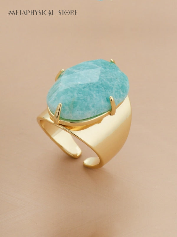 Amazonite ring