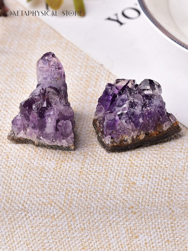 Amethyst crystal cluster