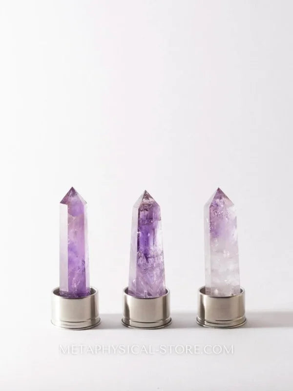 Amethyst Crystal Water Bottle