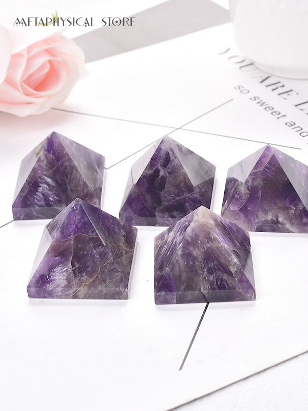 Amethyst pyramid