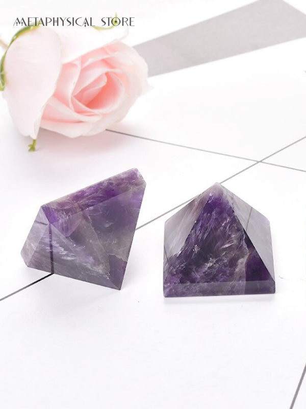 Amethyst pyramid