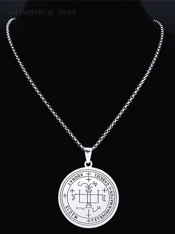 Angel sigil necklace