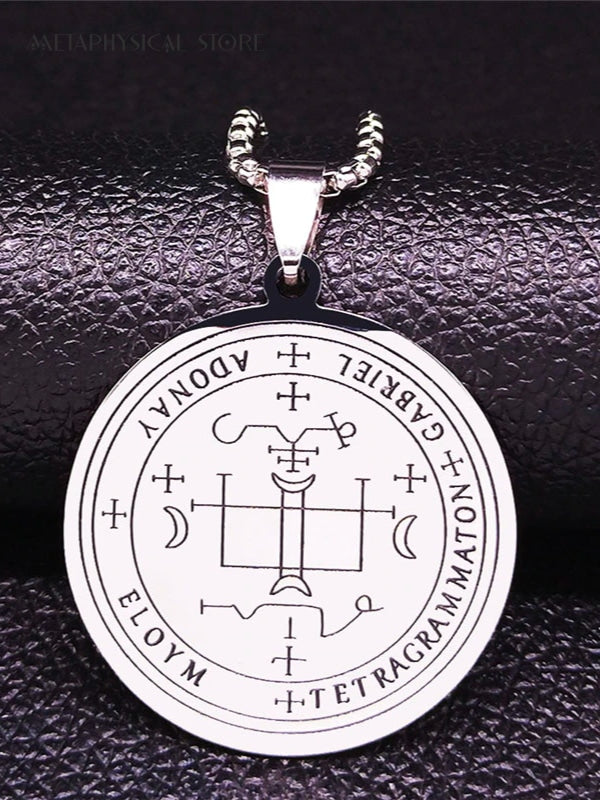 Angel sigil necklace