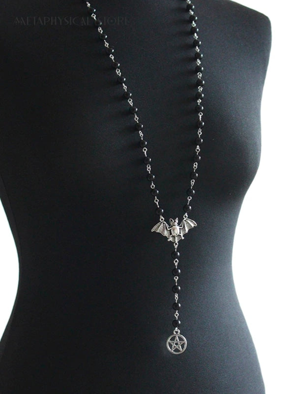 Bat Pentagram necklace