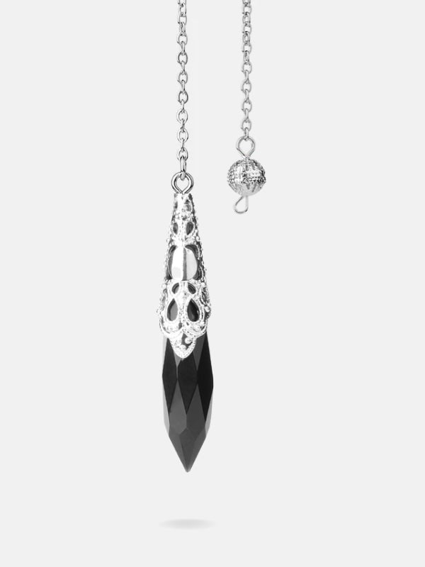 Black crystal pendulum
