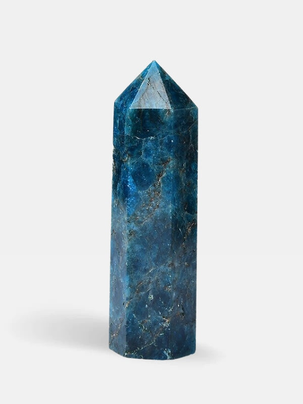 Blue apatite tower