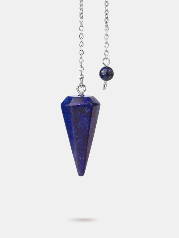 Blue quartz pendulum