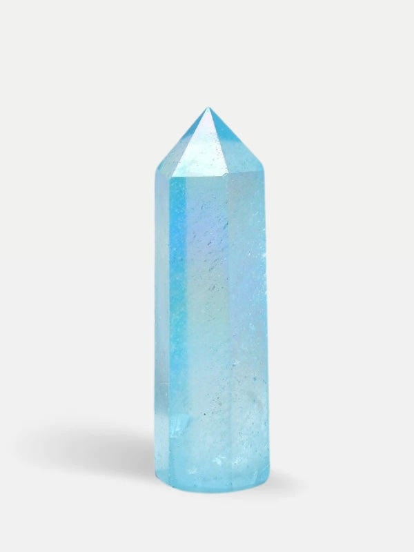 Blue quartz tower