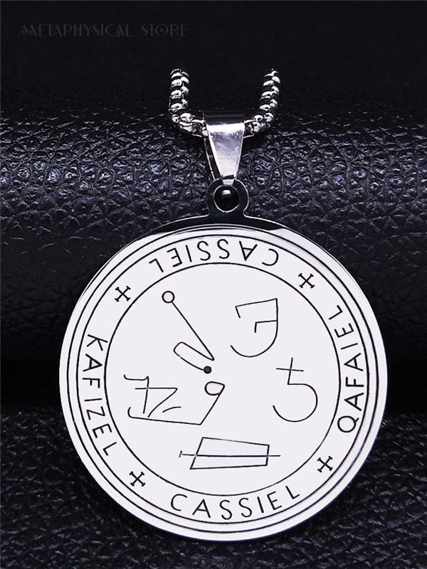 Cassiel sigil necklace