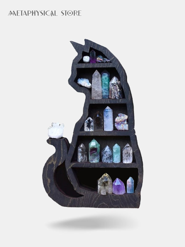 Cat crystal shelf