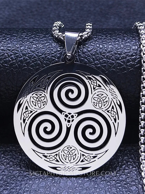 Celtic Triskele Necklace