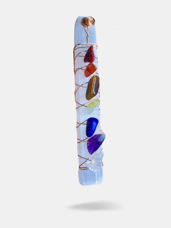 Chakra Selenite Stick Selenite