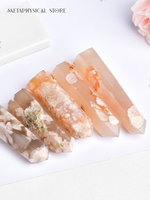 Cherry blossom agate tower