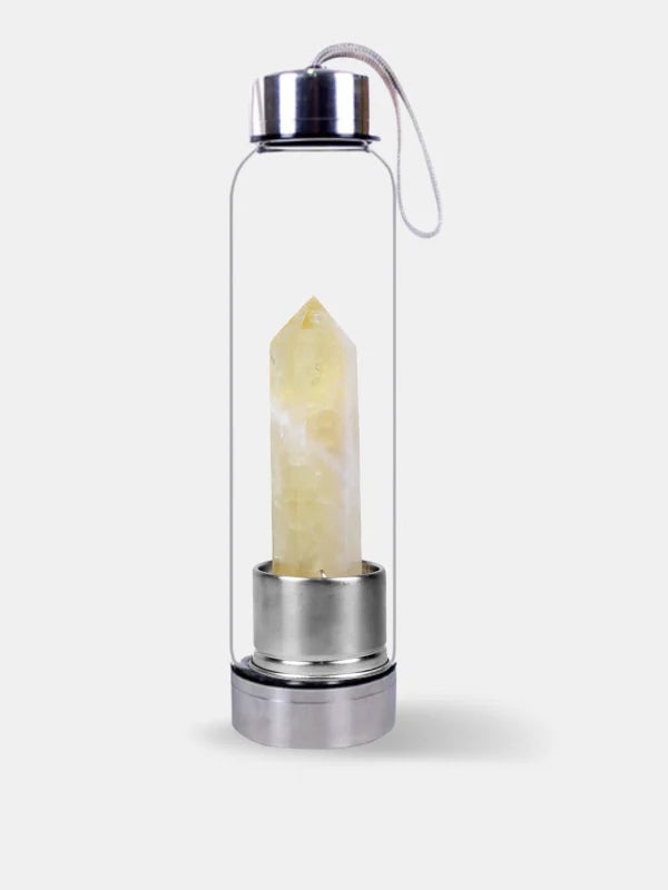 Citrine Crystal Water Bottle - Citrine