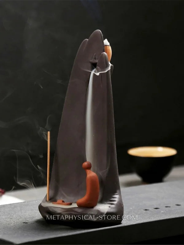 Clay incense burner