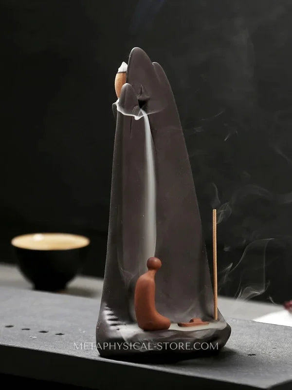 Clay incense burner