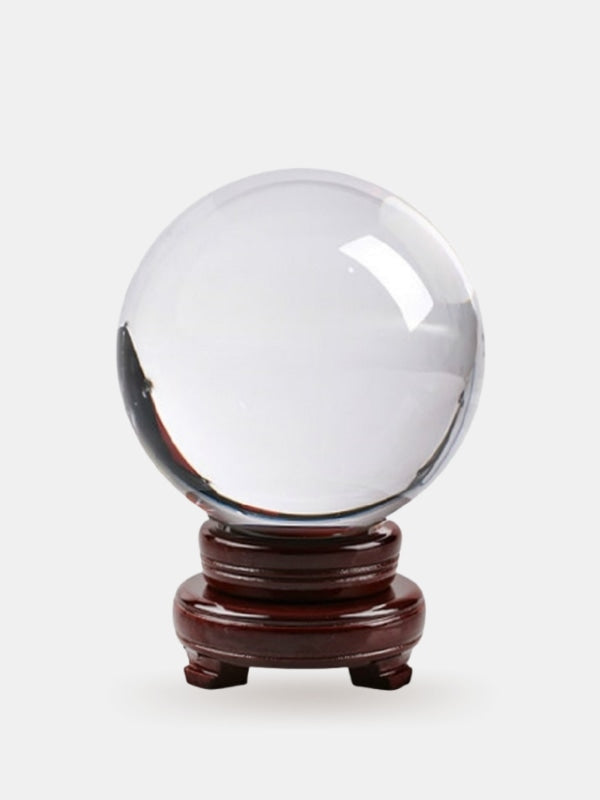 Clear crystal ball