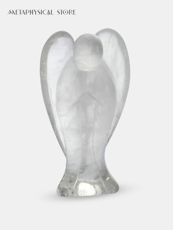 Clear quartz angel