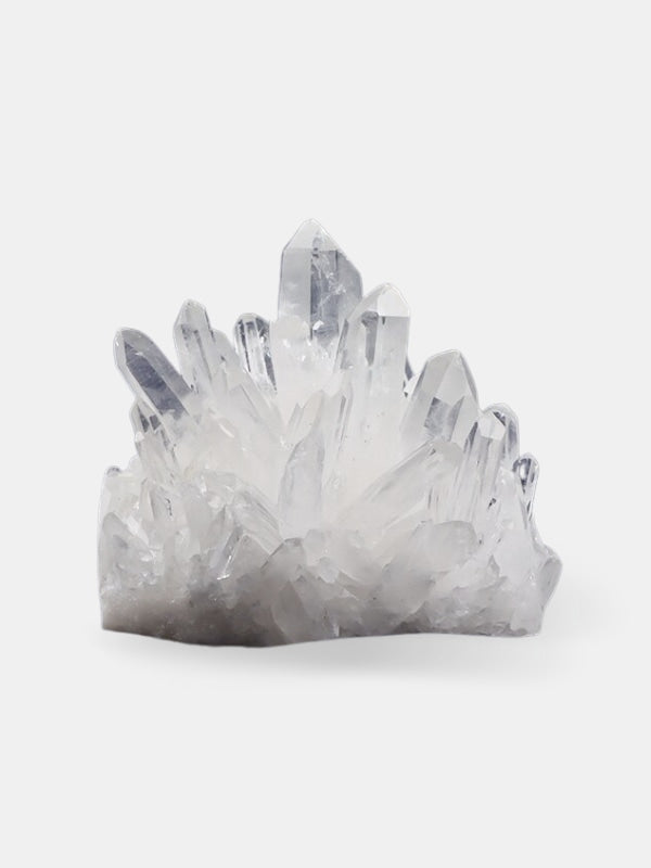 Clear quartz cluster