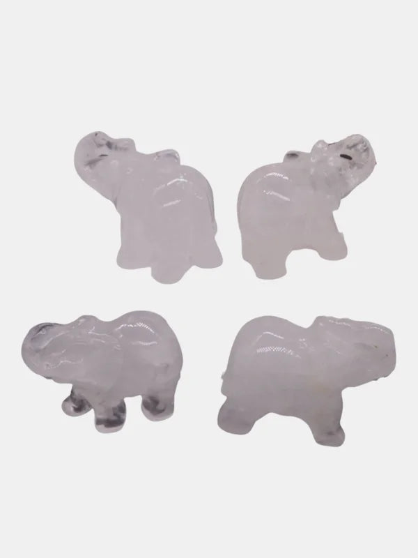 Clear Quartz Elephant