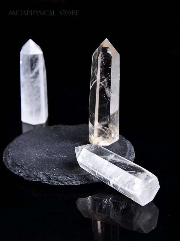 Clear quartz point