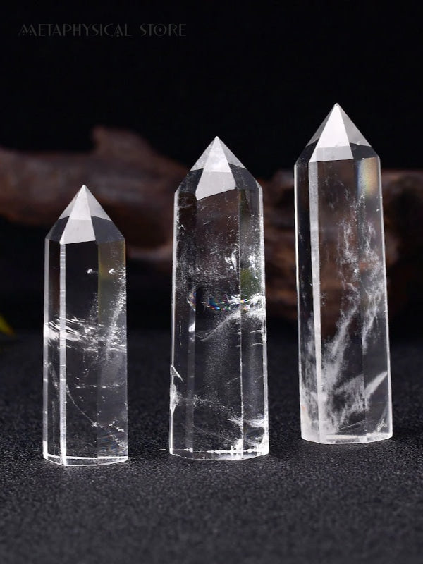 Clear quartz wand