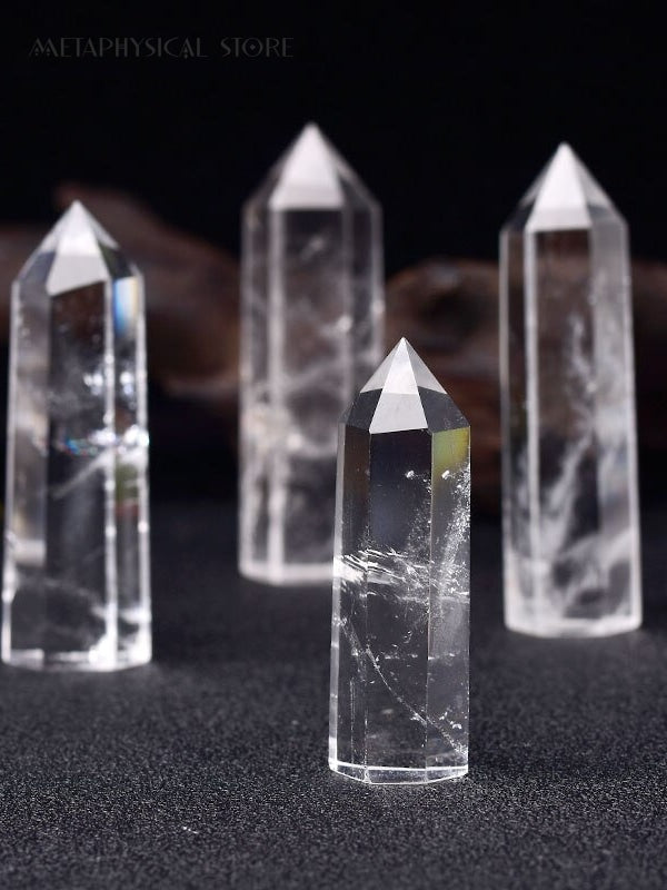 Clear quartz point