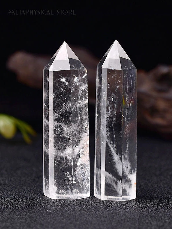 Clear quartz point