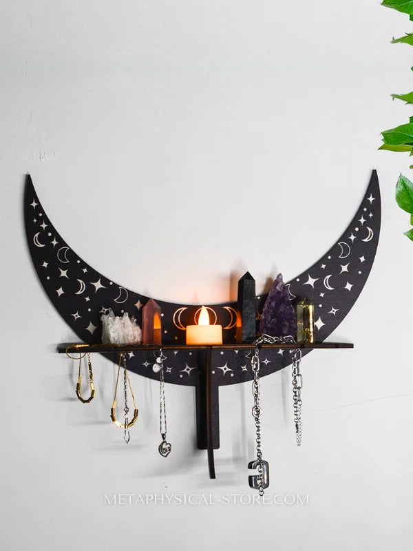 Crescent Moon Shelves