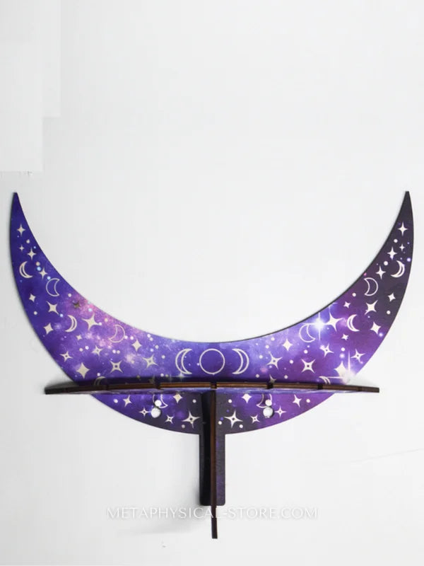 Crescent Moon Shelves - Purple