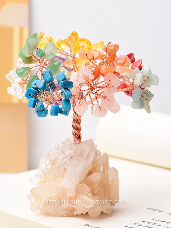 Crystal Healing Gemstone Tree