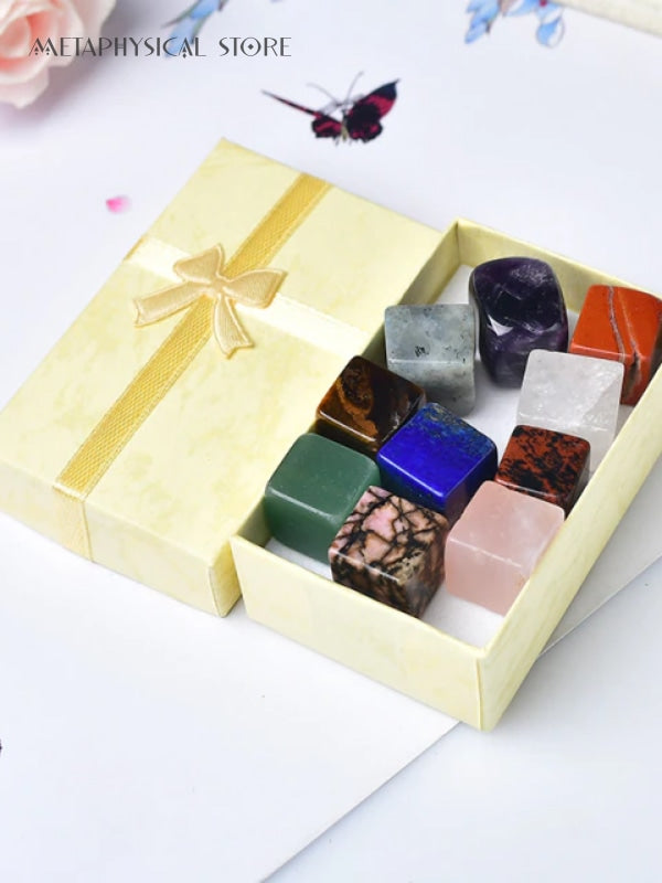 Crystal healing stones set