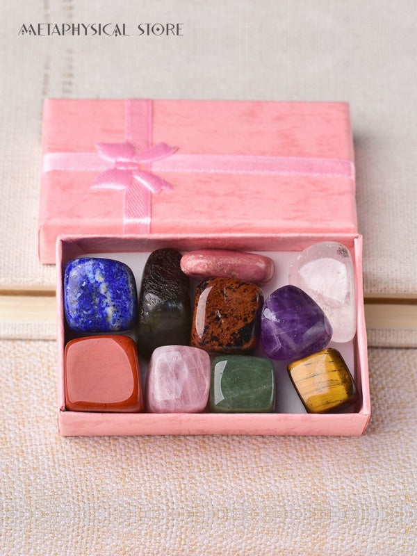 Crystal healing stones set