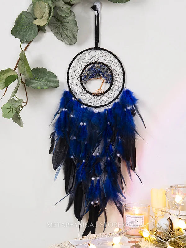 Dark Blue Dream Catcher